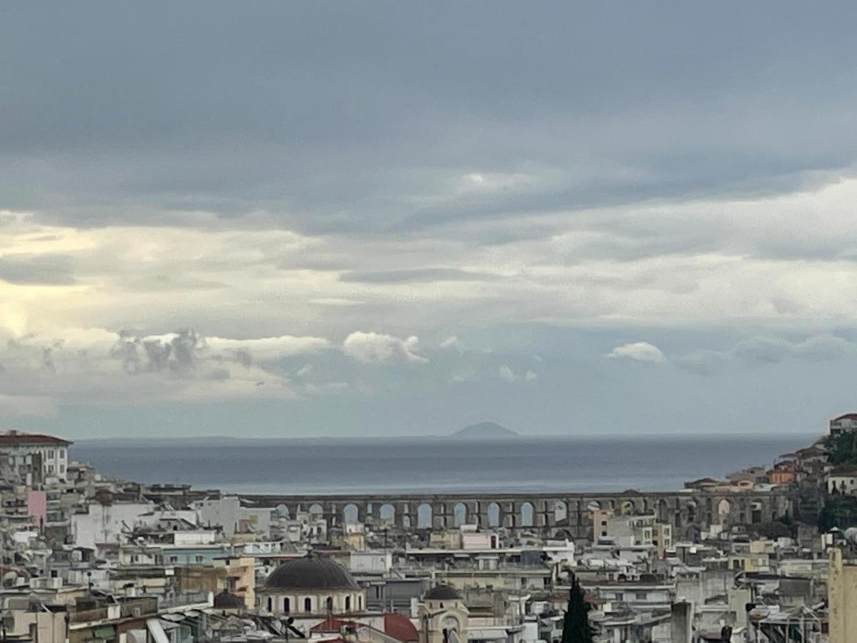 George & Nia Apartment - Central Kavala With Panoramic Terrace View Luaran gambar
