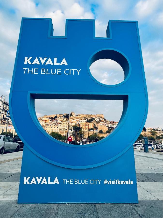 George & Nia Apartment - Central Kavala With Panoramic Terrace View Luaran gambar